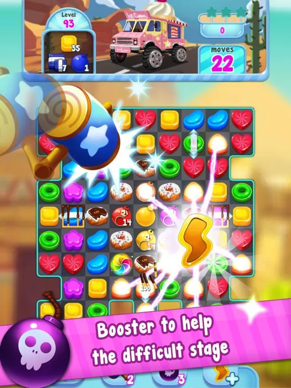 Изображение игры: Food Crush:sweet puzzle