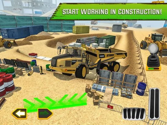 Изображение игры: Construction Site Truck Driver