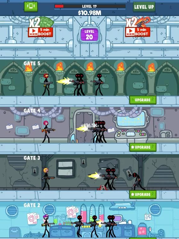 Изображение игры: Idle Stickman