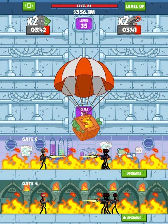Изображение игры: Idle Stickman