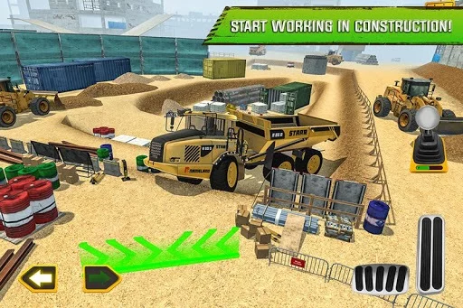 Изображение игры: Construction Site Truck Driver