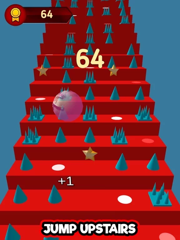 Изображение игры: Stairs Jump Ball - Funny Race