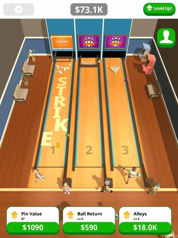 Изображение игры: Idle Tap Bowling