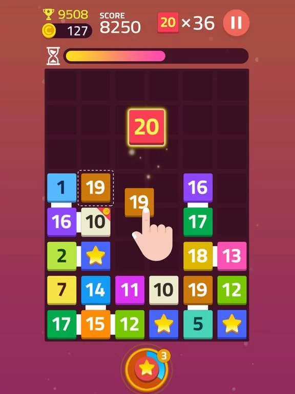 Изображение игры: Merge Block: Star Finders