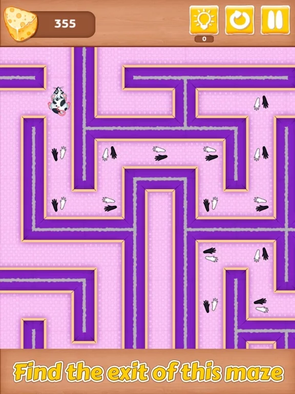 Изображение игры: Cheesy Maze - Mouse Escape