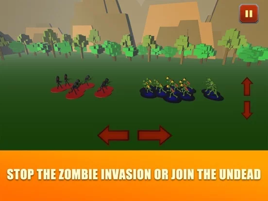 Изображение игры: Sticky Man Zombie Fight Arena