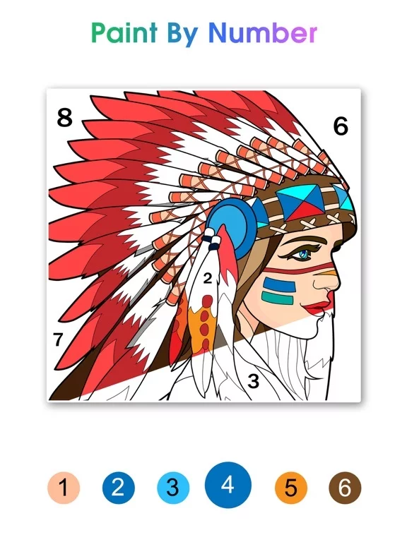 Изображение игры: Color by Number - Happy Paint