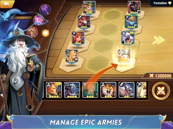 Изображение игры: Lords & Dragons: Dungeon Raid
