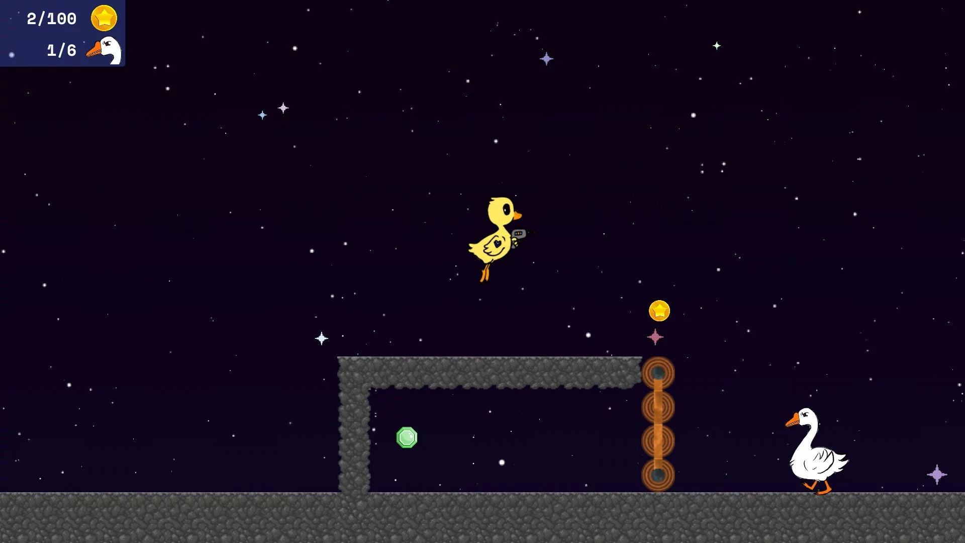 Изображение игры: Ducks in Space