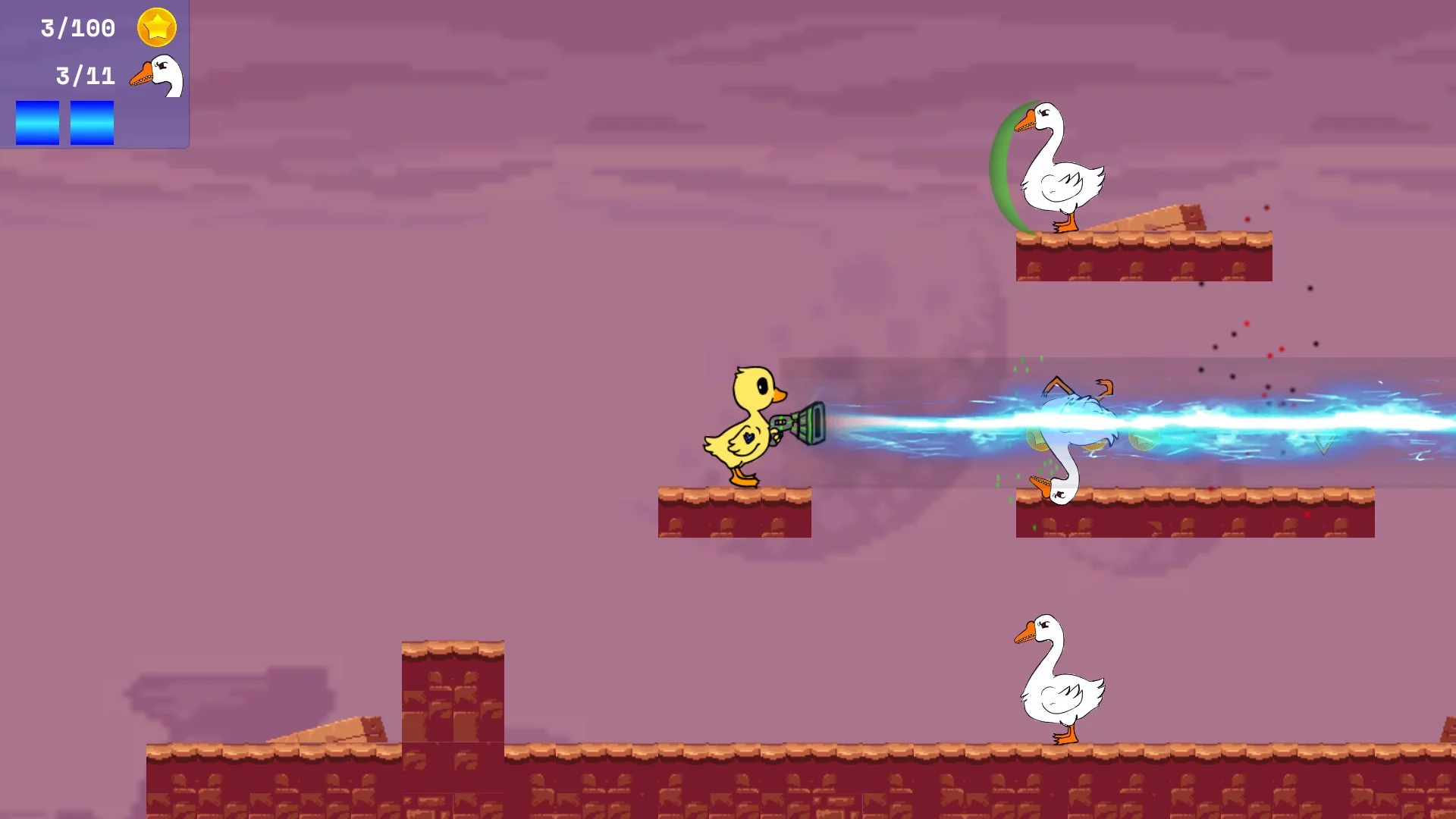 Изображение игры: Ducks in Space