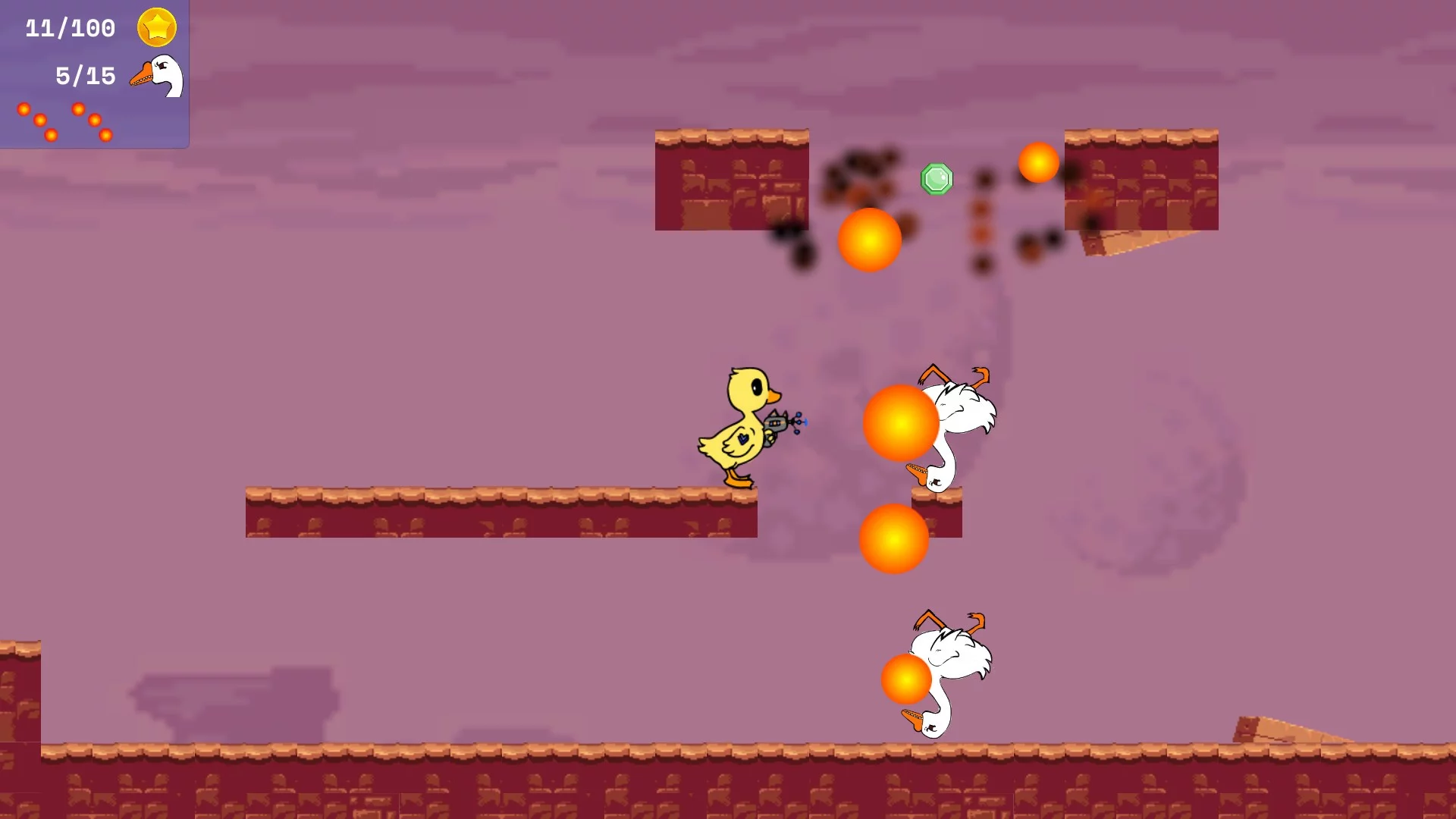 Изображение игры: Ducks in Space