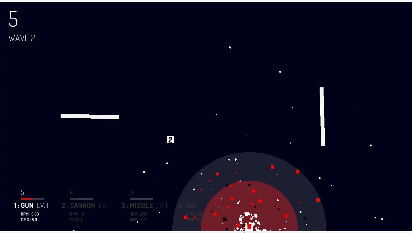 Изображение игры: 2D Numbers Shooter