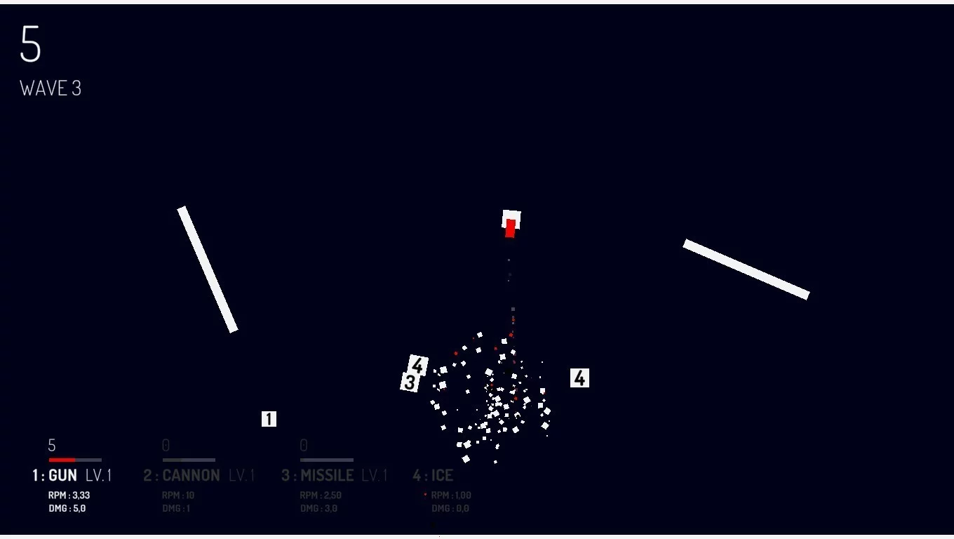 Изображение игры: 2D Numbers Shooter