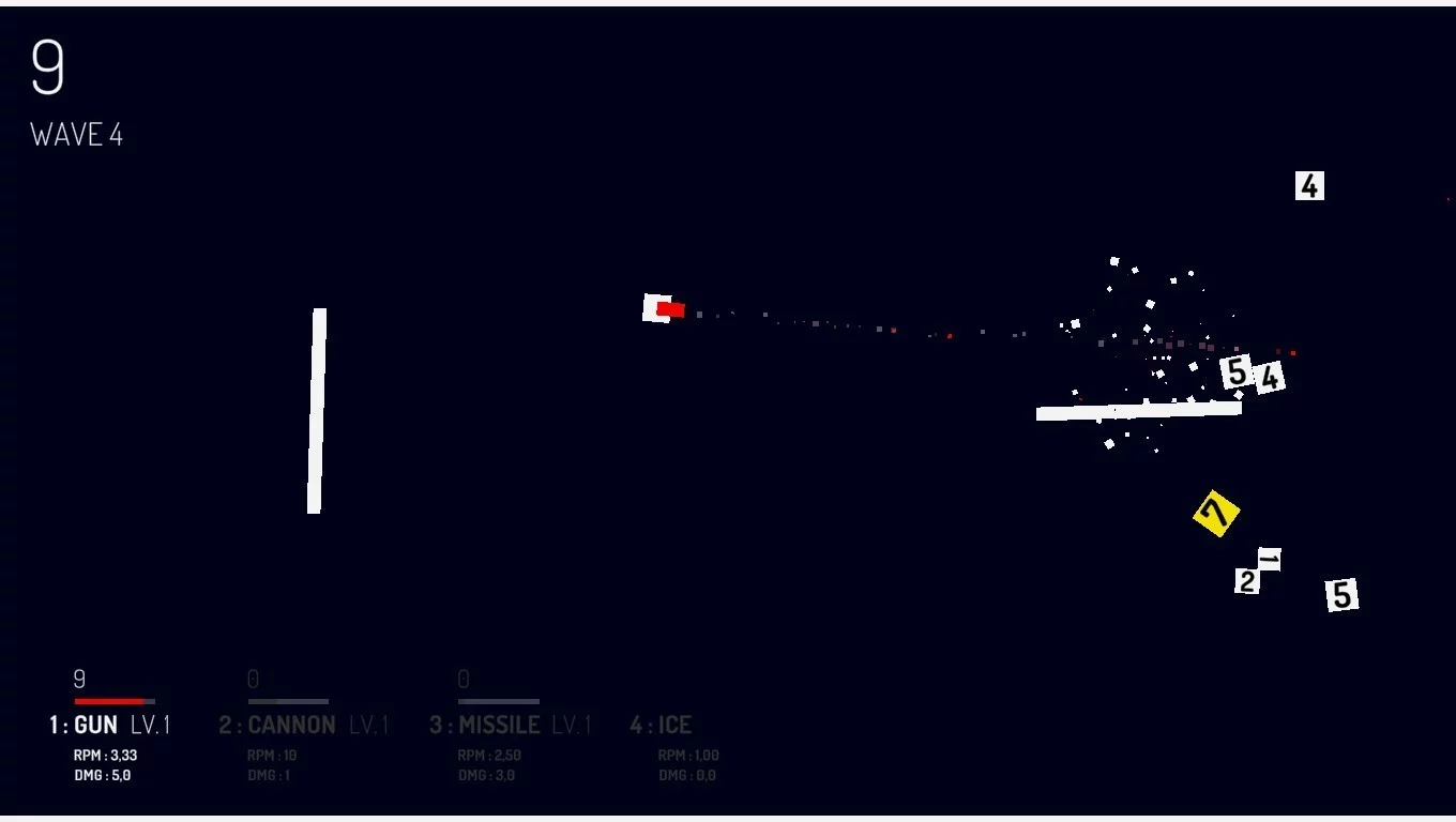 Изображение игры: 2D Numbers Shooter