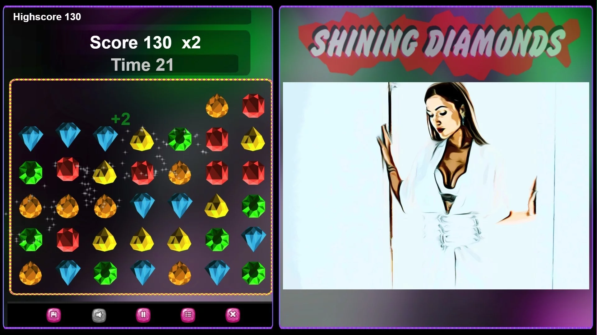 Изображение игры: Shining Diamonds