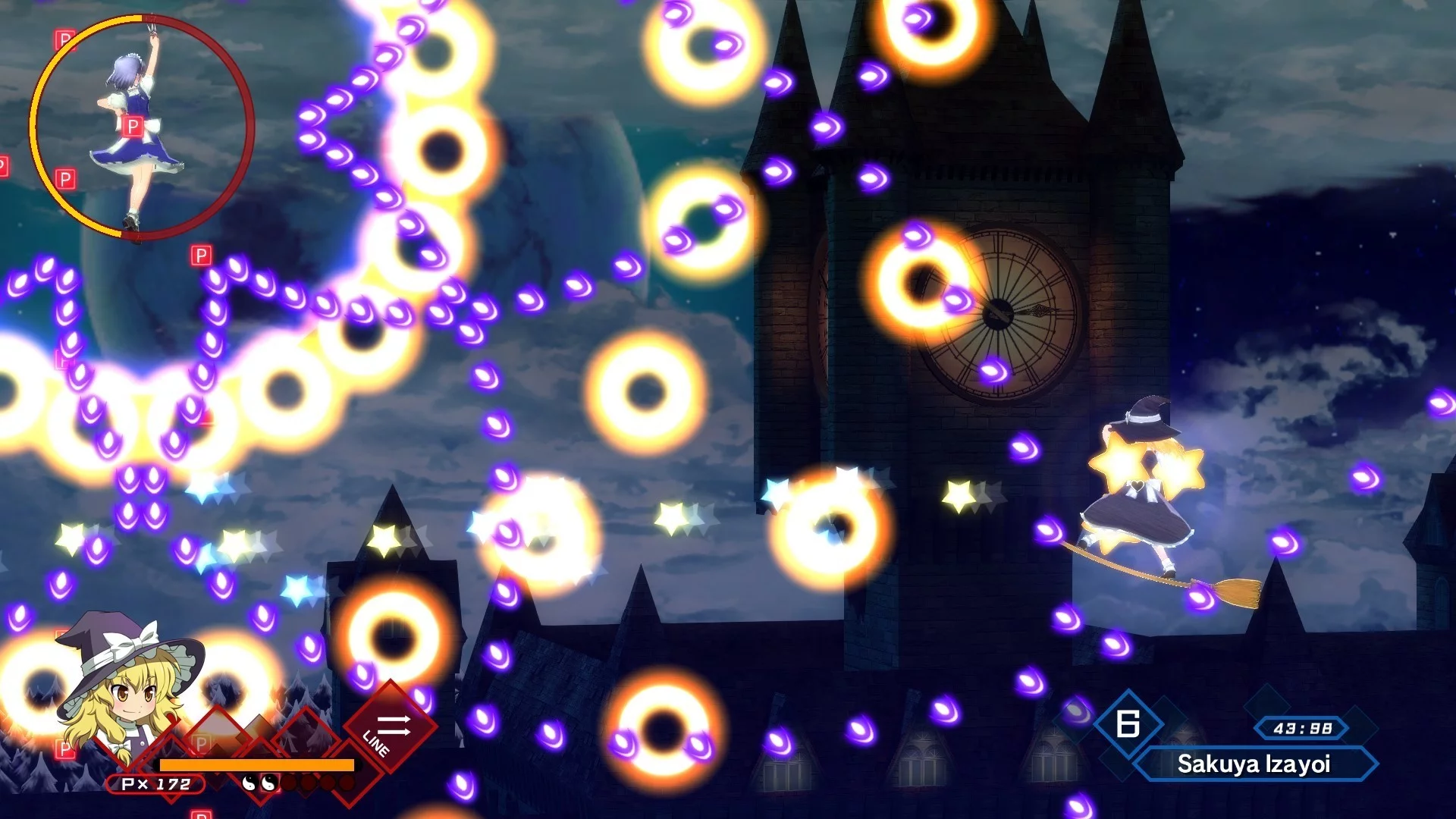 Изображение игры: Azure Reflections / 舞華蒼魔鏡