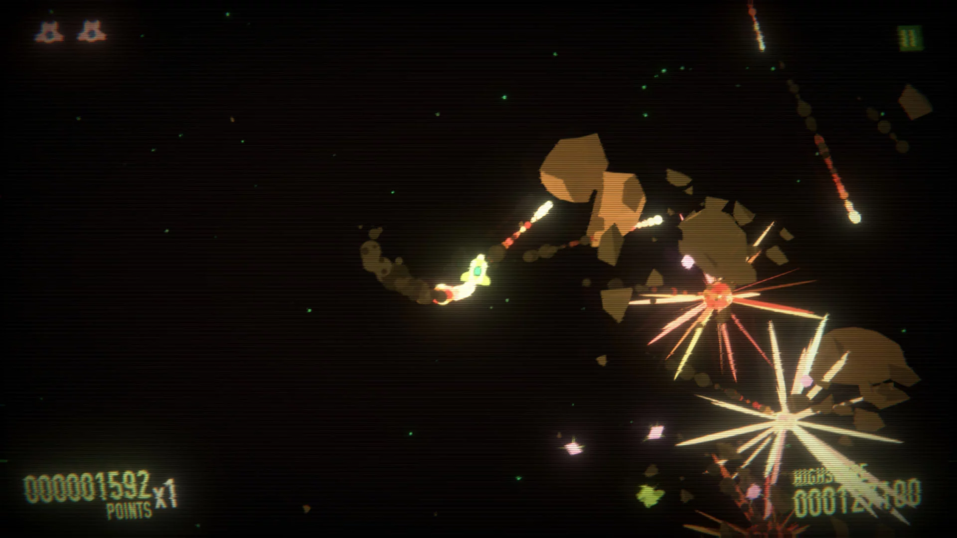 Изображение игры: SPACE ASTEROID SHOOTER: RETRO ACHIEVEMENT HUNTER