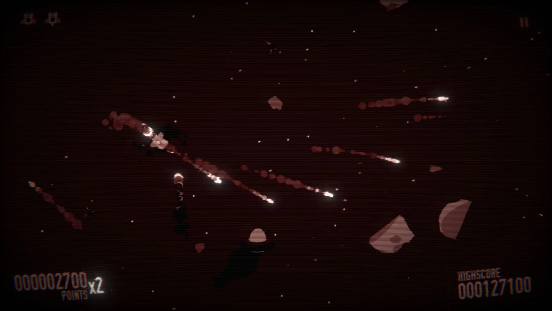 Изображение игры: SPACE ASTEROID SHOOTER: RETRO ACHIEVEMENT HUNTER
