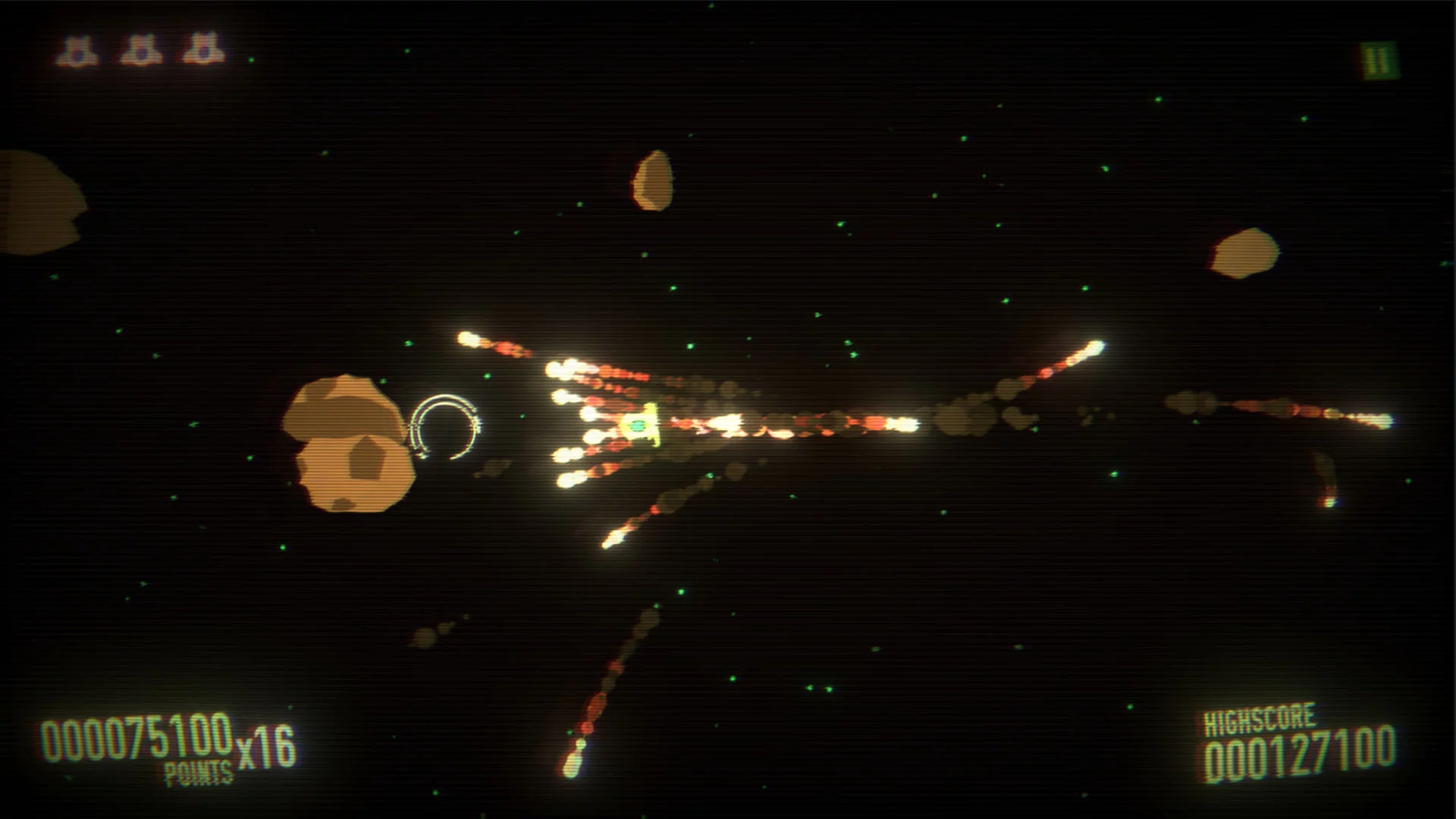 Изображение игры: SPACE ASTEROID SHOOTER: RETRO ACHIEVEMENT HUNTER