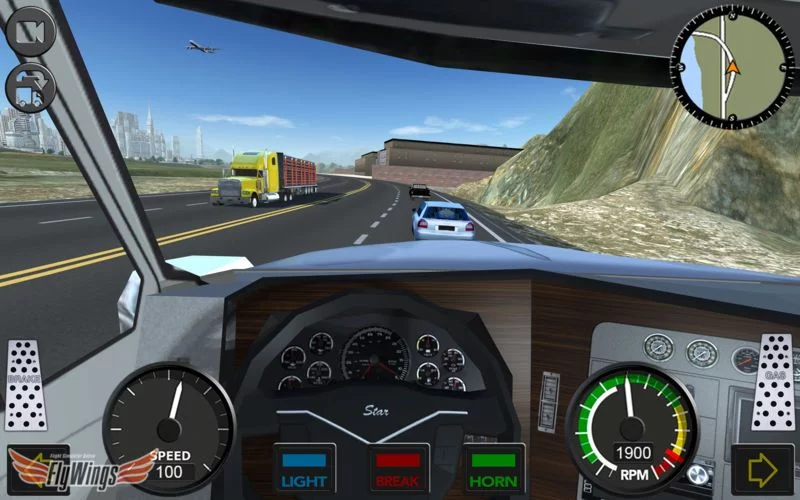 Изображение игры: Truck Simulator 2016 - North America Cargo Routes