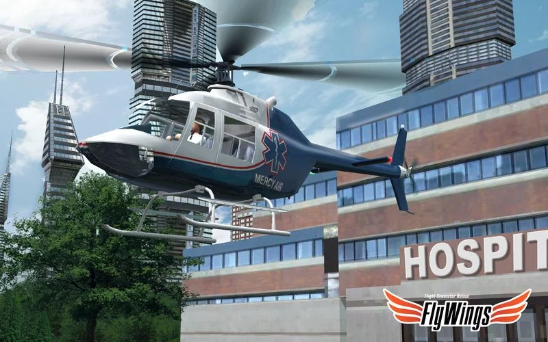 Изображение игры: Helicopter Simulator Game 2016 - Pilot Career Missions