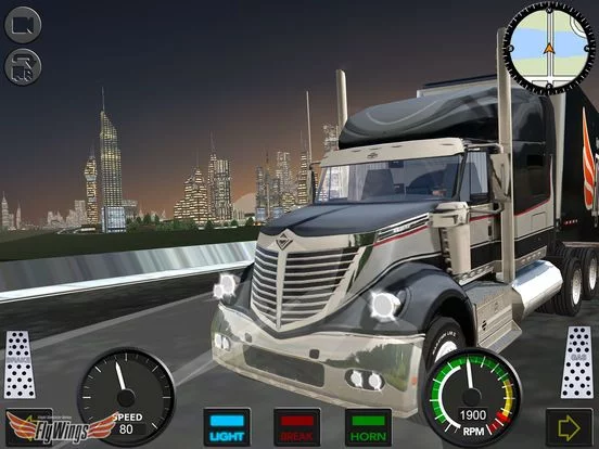 Изображение игры: Truck Simulator 2016 Free - North America Cargo Routes