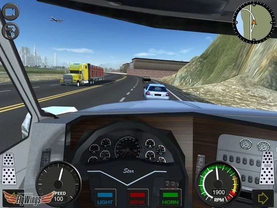 Изображение игры: Truck Simulator 2016 Free - North America Cargo Routes