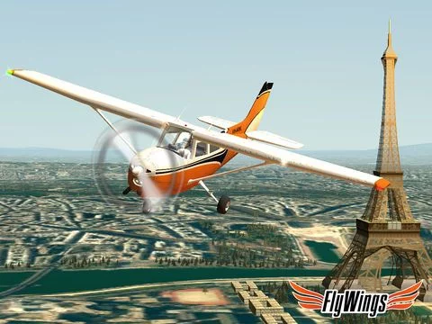 Изображение игры: Flight Simulator Paris 2015 Online - FlyWings FREE TO PLAY