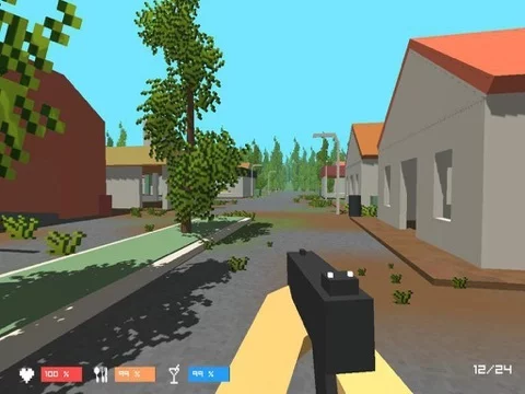 Изображение игры: Pixel Zombie Hunt: Survivor Mode