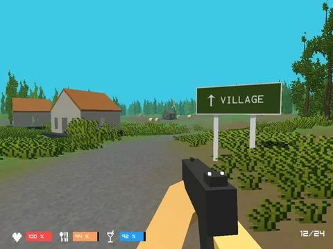 Изображение игры: Pixel Zombie Hunt: Survivor Mode