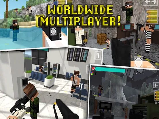 Изображение игры: Block Gun Pixel Wars 3D: Team Strike