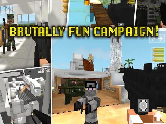 Изображение игры: Block Gun Pixel Wars 3D: Team Strike