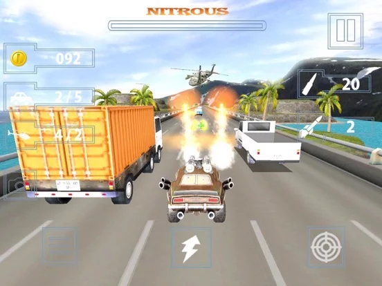 Изображение игры: Death Moto Furious Car Race