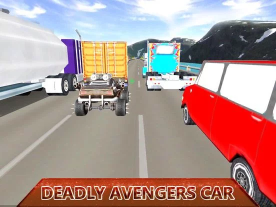 Изображение игры: Death Moto Furious Car Race