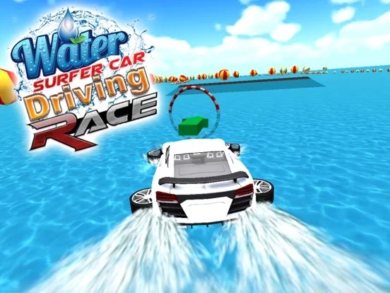 Изображение игры: Floating Aqua Car Stunt