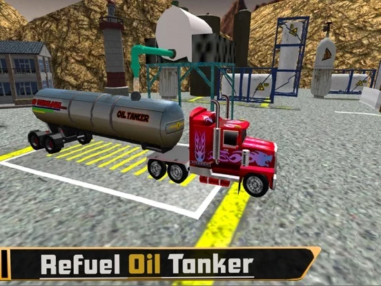 Изображение игры: Oil Tanker Fuel Supply Truck
