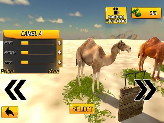 Изображение игры: Desert King Camel Race