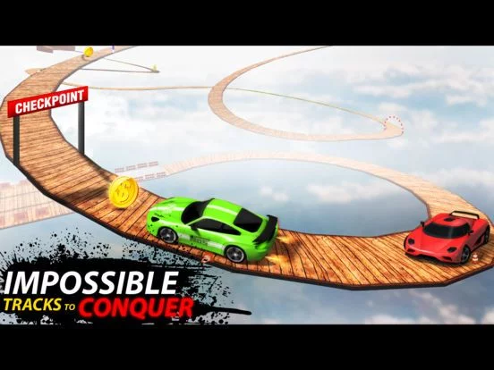 Изображение игры: Extreme Car Driving Impossible
