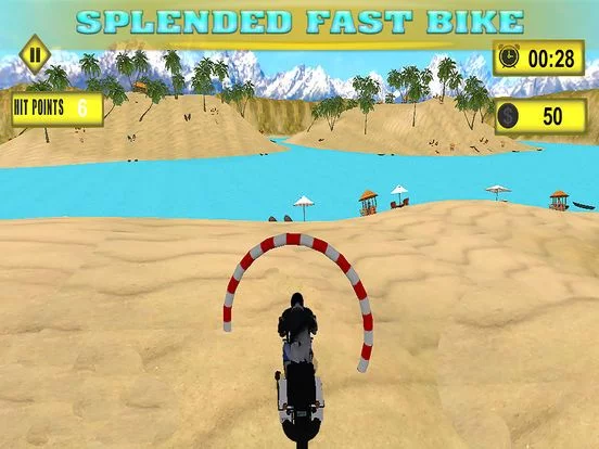 Изображение игры: Water Wave Surfing - Bike rider