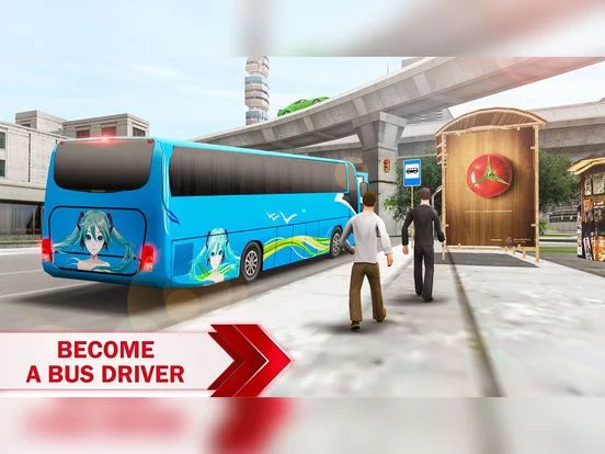 Изображение игры: City Coach Bus Simulator 2019