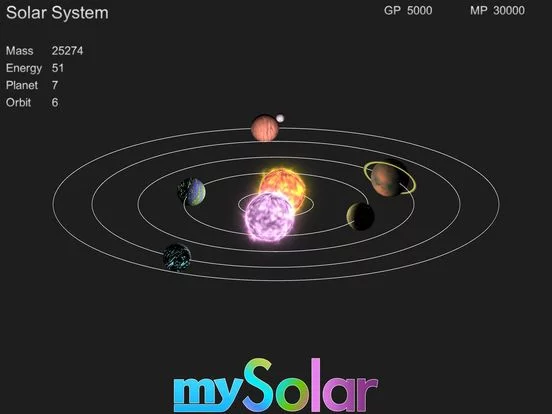 Изображение игры: mySolar - Build your Planets