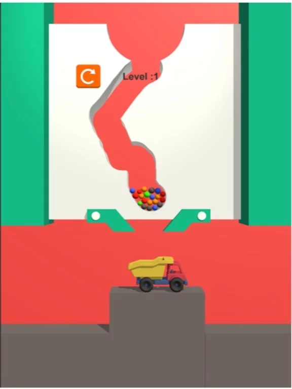 Изображение игры: Sand Balls 3D: Dig it! Split