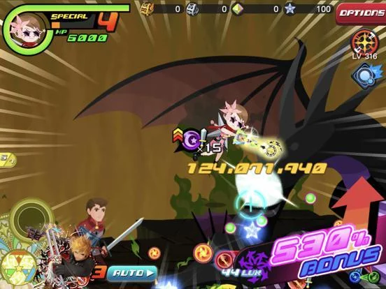 Изображение игры: KINGDOM HEARTS Union χ[Cross]