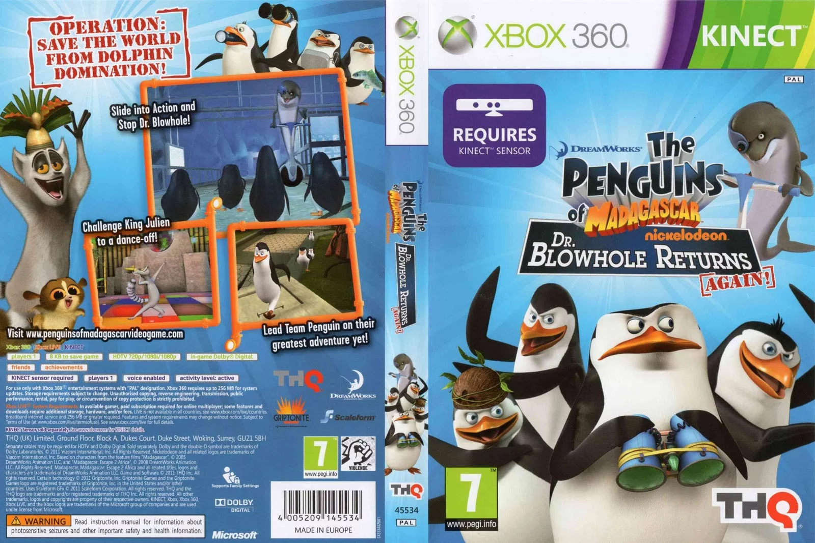 Изображение игры: The Penguins of Madagascar: Dr. Blowhole Returns - Again! (XBOX360)