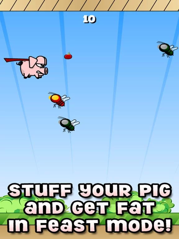 Изображение игры: Pigs Fly HD