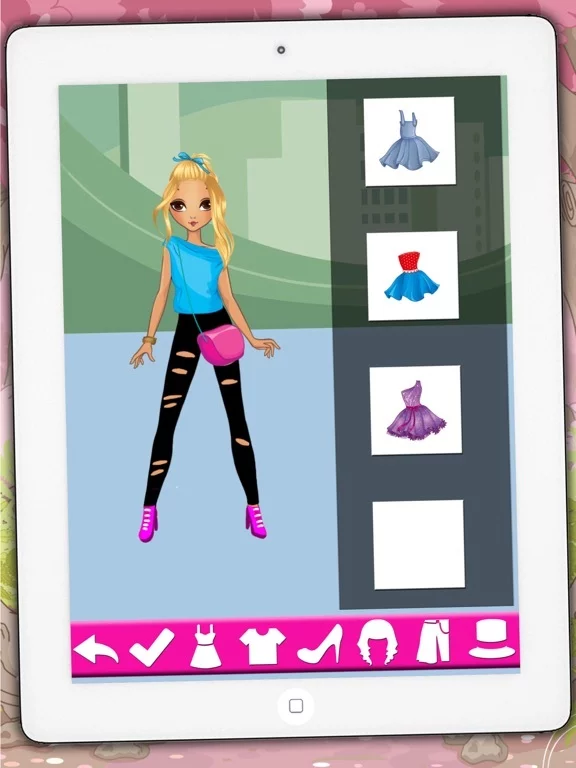 Изображение игры: Fashion dress for girls - Games of dressing up fashion girls