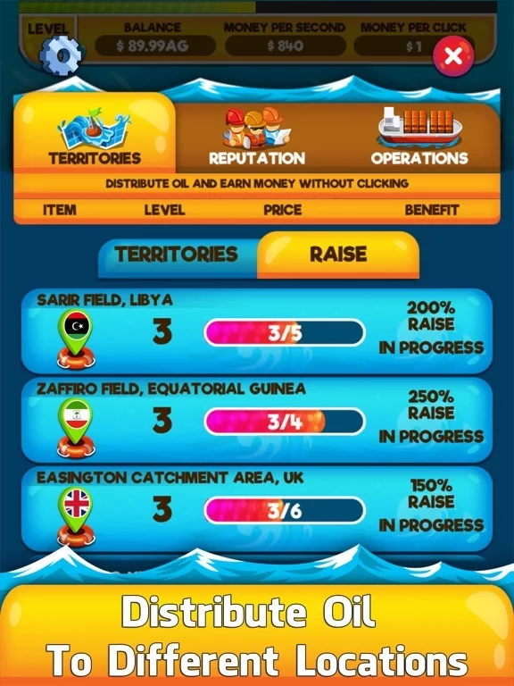 Изображение игры: Oil Tycoon 2 -Gold Clicker Inc