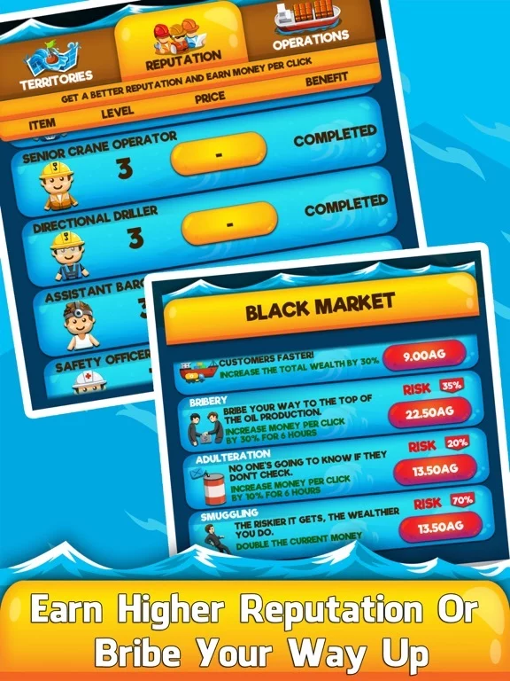 Изображение игры: Oil Tycoon 2 -Gold Clicker Inc