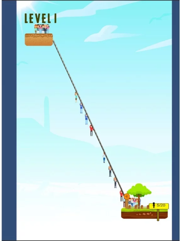 Изображение игры: Rope Rescue! Zipline Puzzle