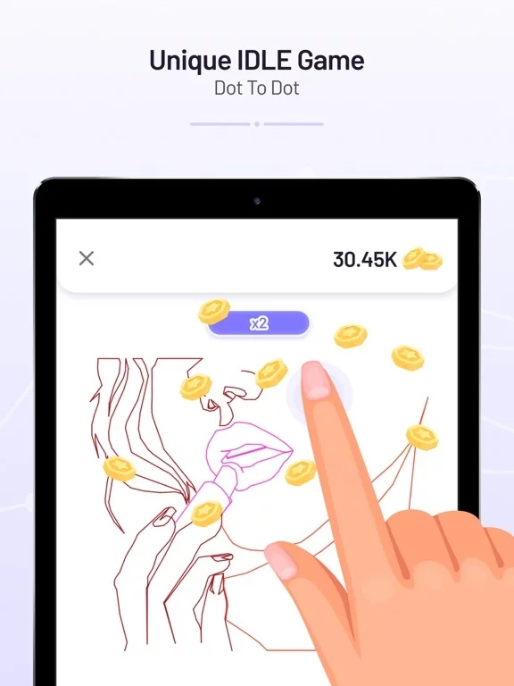 Изображение игры: Idle Dot to dot - Connect dots